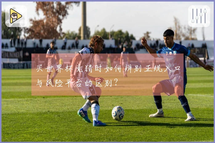 买世界杯竞猜时如何辨别正规入口与风险平台的区别？