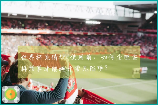 世界杯竞猜APP使用前,如何合理安排预算才能避开常见陷阱?