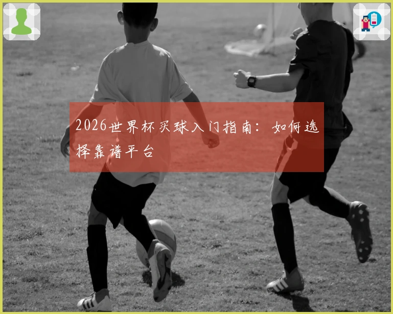2026世界杯买球入门指南：如何选择靠谱平台